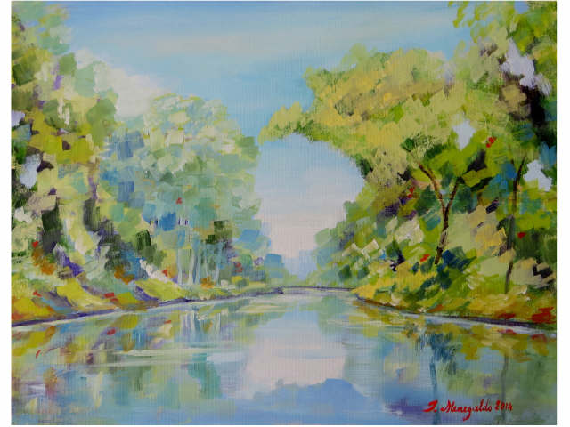Riflessi del fiume